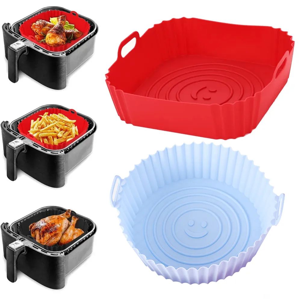 Molde de Silicona Premium para Air Fryer - PACK DE 3 UNIDADES